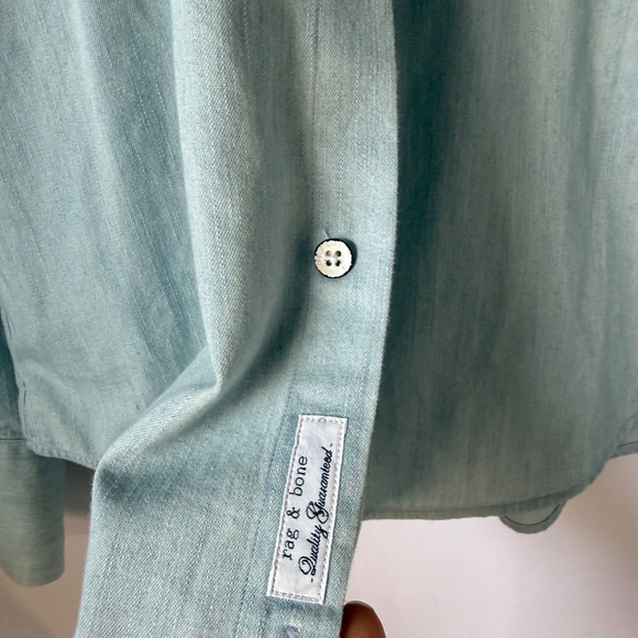 Rag & Bone chambray denim shirt. - Picture 4 of 5